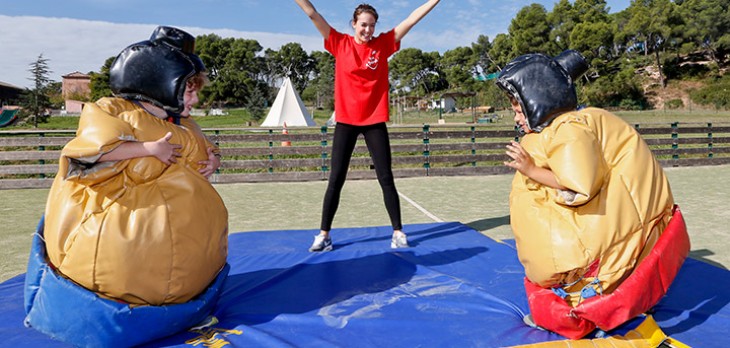 Stage La Pignata - Bouc Bel Air, Combats de sumos